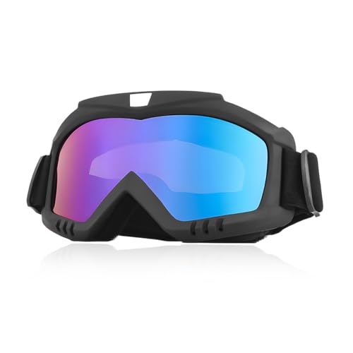 MUQIDA Dirt Bike Goggles, Dustproof Windproof Helmet Ski Goggles with