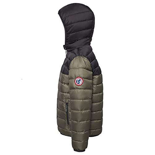 Image of Rokka&Rolla Boys' Reversible Lightweight Puffer Jacket Hooded Water-Resistant Winter Coat