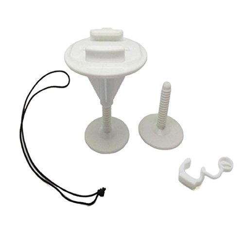 Soporte para Bodyboard GoPro Hero 1 2 3 Soporte Adaptador para Tabla de Surf para 3 + 4 -Blanco