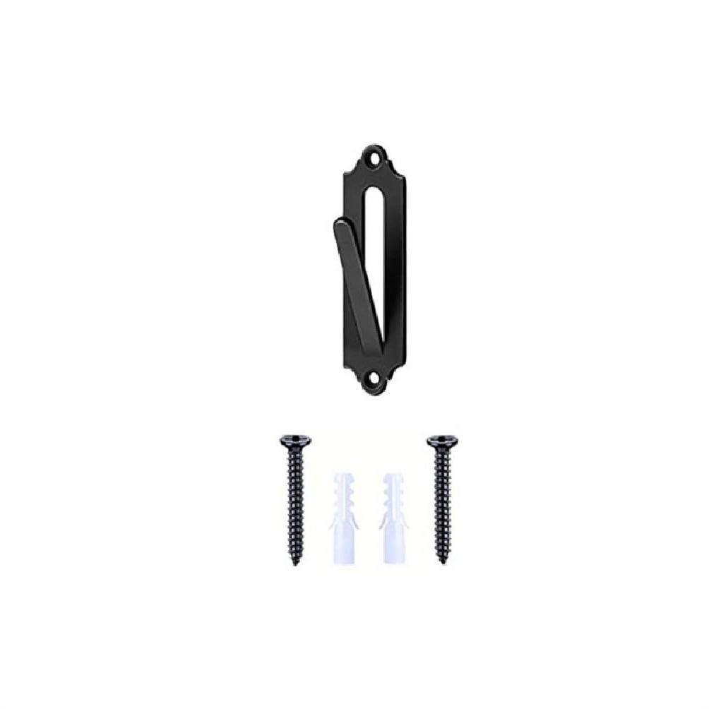 Tebi Black Skull Wall Mount Hanger European Style Wall Bracket Skull Hook For Mounting Deer Antelopes Skull Wall Mount Bracket