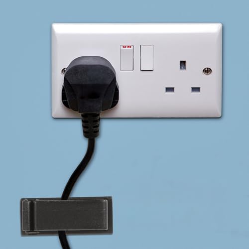 20pcs Sujetadores Organizadores de Cables para Escritorio sin Perforación Diseño de Plástico para Evitar Enredos miniatura 6