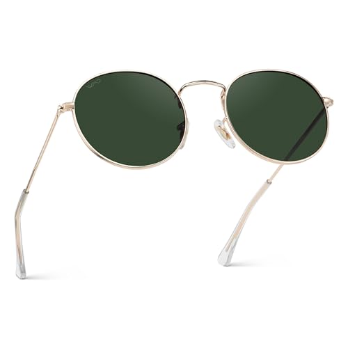 Image of WearMe Pro - Reflective Lens Round Trendy Sunglasses