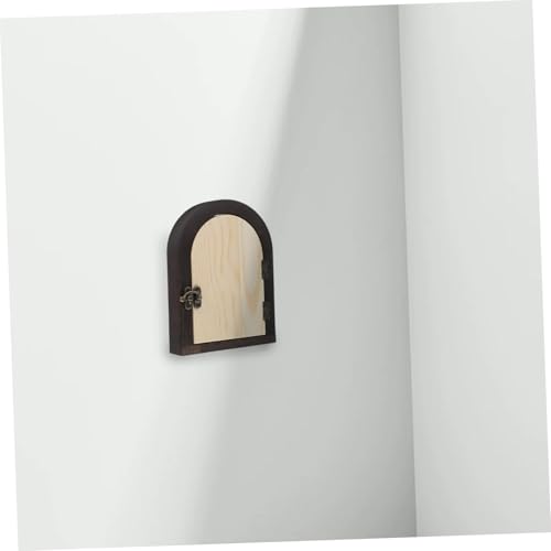 Placa de madera para interruptor de luz UKCOCO con protector de enchufes para pared 6