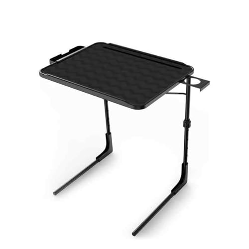 Mesa plegable con altura y ángulo ajustables para uso portátil en la cama, sofá o como bandeja de TV