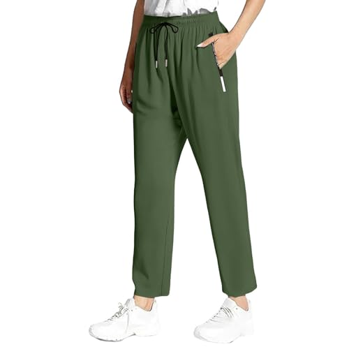 Image of Pants for Women Over 50, Ice Silk Womens Casual Ice Silk Breathable Pants