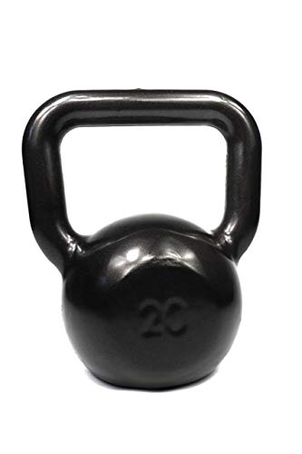 Kettlebell Emborrachado 20Kg Treino Funcional E Academia