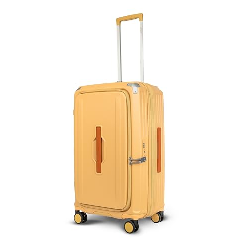 Image of Acer Brisbane Suitcase, 24 inch Check-in, with 360 Degree Spin 8 Wheels, Double TSA Lock, Dual Opening (Top and Mid), Expandable, Recycled Polyseter Material, Gold Coast