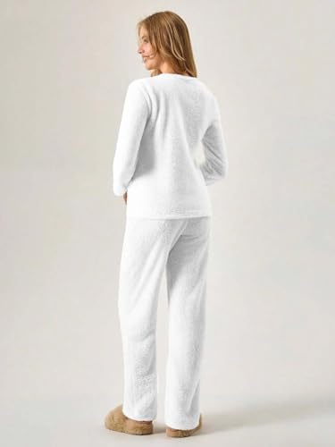 Image of KOTTY Women's Winter Lounge Set | Ultra-Soft Cozy Two-Piece Fleece Outfit for Stylish Warmth