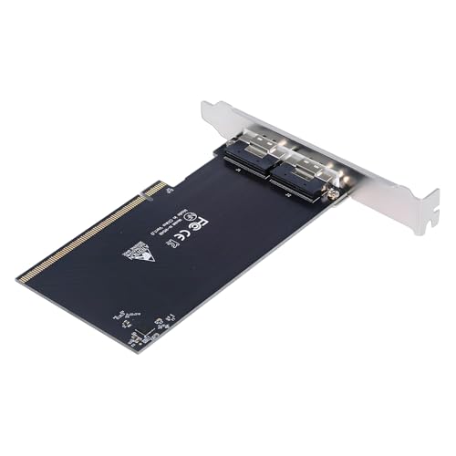 Image of 74Pin External Dual Slimline SFF-8654 8X to PCIE4.0 PCIE 16X Express 3.0 Raid Card VROC Raid0 Hyper Adapter