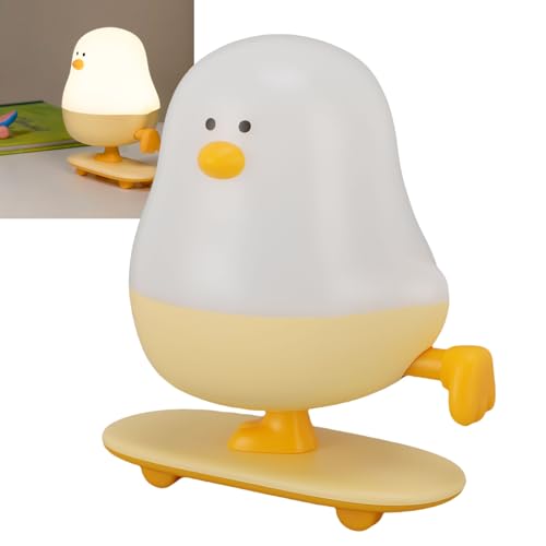Lámpara nocturna LED caballito skate USB recargable miniatura 4