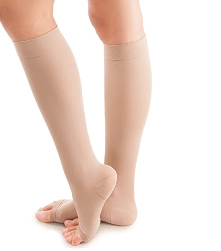 Image of GABRIALLA Graduated Microfiber Women Strong Compression Stockings