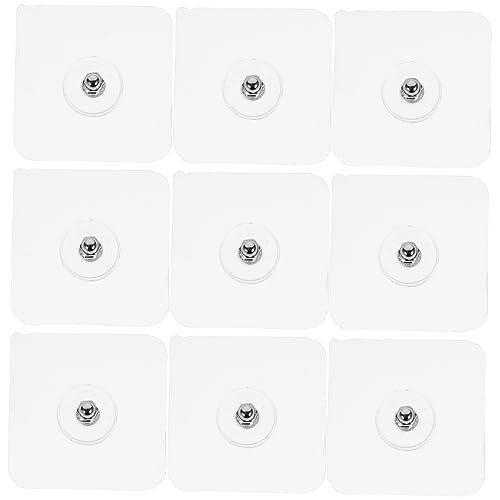 ABOOFAN 14Piezas Adhesivos De Pared Sin Perforaciones Para Colgar Llaves y Accesorios Fáciles De Usar y Resistentes Con Fuerte Adhesión