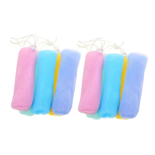 Hohopeti 10 piezas Bolsas para Jabón para y Corporal Material Seguro Fácil de Colgar y Secar Colores Aleatorios y Espumante para Jabones Artesanales Color Aleatorio Color Aleatorio