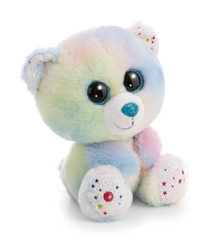 GLUBSCHIS 63059 - Peluche Oso arcoíris Snoomi, Animal Suave de 25 cm, Multicolor, tierno para abrazar y Jugar, para niños y Adultos, para Regalar