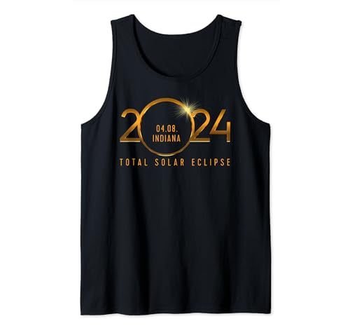 Eclipse solar total de 2024 en Indiana Totalidad Primavera 04.08.24 Camiseta sin Mangas