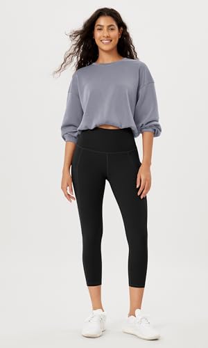 ODODOS Women's High Waisted Yoga Leggings with Pockets, Tummy Control Non See Through Workout Athletic Running Yoga Pants4