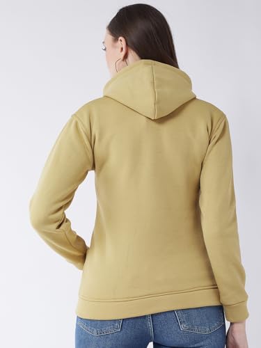 Image of Pivl Women's Fleece Blend Winter hooded Jacket.