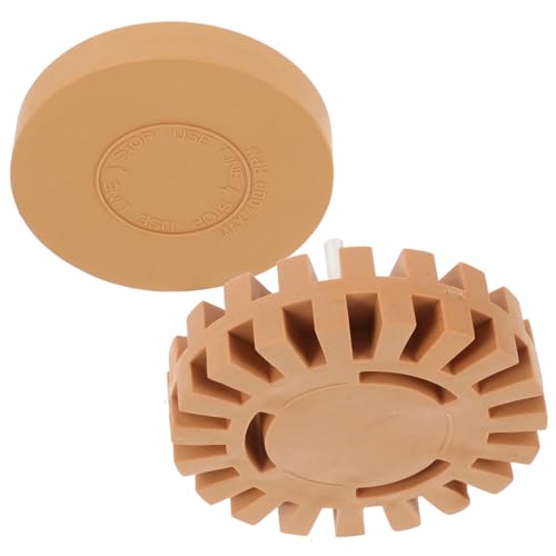 FUNOMOCYA 2pcs Car Sticker Remover Wheel Decal Adhesive Removal Wheel for Drill Kit