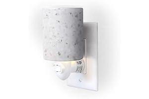 White Terrazzo Plug-In Wax Warmer: A Compact Home Fragrance Solution
