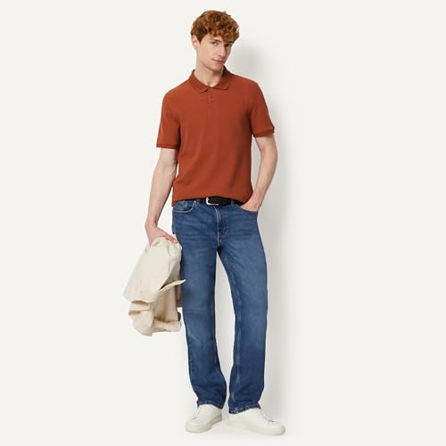 Image of Amazon Essentials Men's Slim-Fit Short-Sleeve Cotton Pique Polo Shirt
