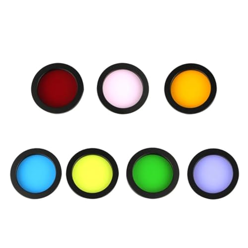 Lentes telescopios astronómicos con filtros de 7 colores y kits de telescopio 2 pulgadas