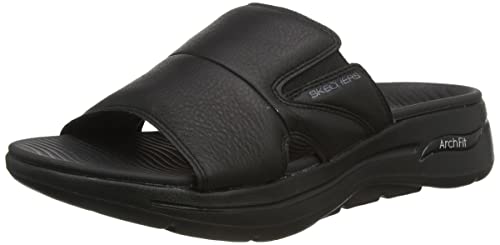 Skechers Go Walk Arch Fit Sandal - 229023 Black 10 D (M)