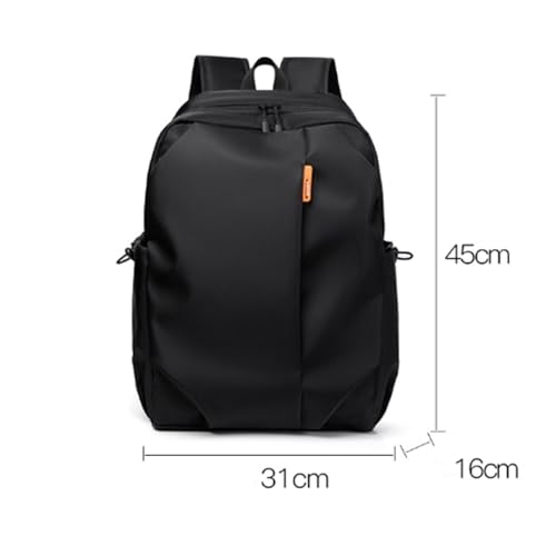 Men's Backpack Men's Simple Casual Large Capacity Travel Backpack for Business Travel Hiking(Gray)2