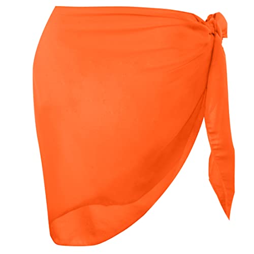 Dressever Women's Sarong Coverups Beach Sheer Bikini Chiffon Cover Ups Wrap Skirt for Swimwear