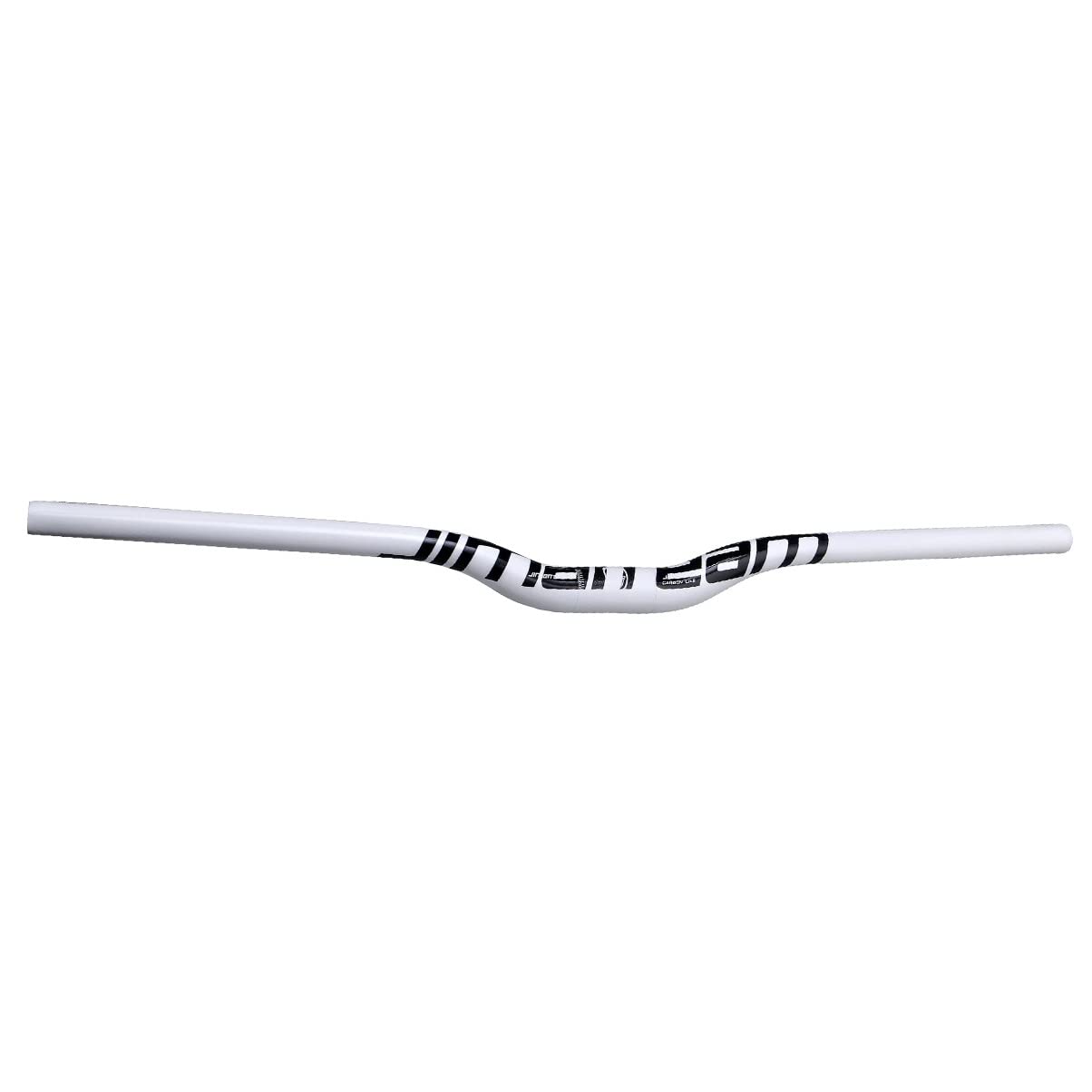 TISORT Bike Handlebars 31.8 Mm Carbon Fiber Handlebars Extra Long Handlebar Riser Bars 22.2MM Bike Accessories(White black,760mm)