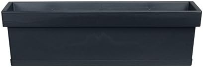 Viomes Clasic Planter, Anthracite, 49 x 18 x 17 cm