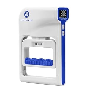 Grip Strength Tester 265lb/120kg, Digital Hand Dynamometer FDA Registered with Backlit LCD for Grip Strength Testing and Training