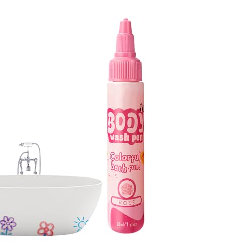 Genérico Crayones para el Baño | 30 ml Rotulador Lavable Divertido | Marcadores para la Ducha - para Niños y Niñas Pintura en el Baño Arte Juego Tiempo de Juego Pared de Azulejos Preescolar
