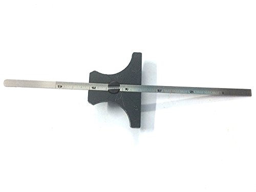 Stainless Steel Ruler Engineer's Depth Gauge Metric & Imperial 6