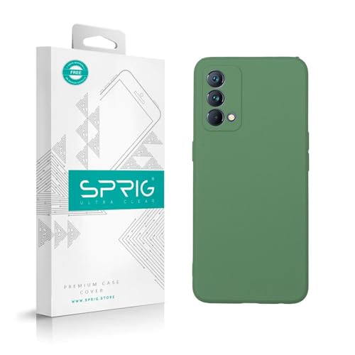 Image of SPRIG Compatible with Realme Gt 5G Premium FlexTone Back Cover Drop Tested Shock Proof Mobile Case for Men, Women, Boys and Girls with Camera Protection (Mint Green)