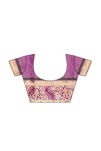 Image of Pothys Women's Sandal Butter Silk Saree With Blouse Piece (A2860 Sandal)