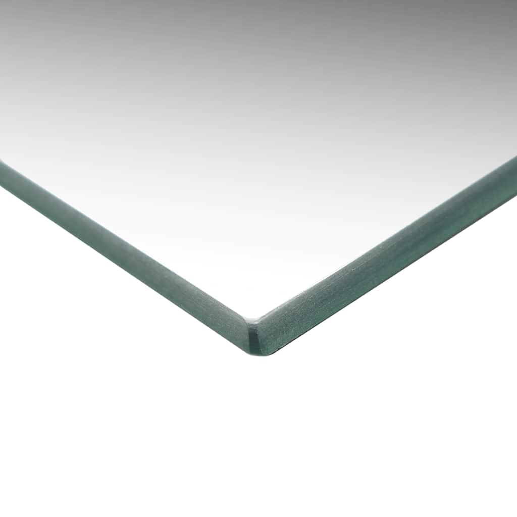 Rahmenloser Spiegel 100x60 cm Glas rechteckig für Bad Wohnzimmer Diele Schlafzimmer mit Montagezubehör, klarer Wandspiegel für Kosmetik, Schmink, Rasur und Deko