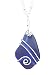 Handmade sea glass jewelry from Hawaii, wire wrapped cobalt blue sea glass necklace, sterling silver chain, Hawaiian Gift, FREE gift wrap, FREE gift message, FREE shipping