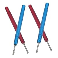 LIFKOME 2 Pairs Portable Carbon Steel Watch Hand Puller Watch Hand Removal and Fitting Tool for DIY Repair