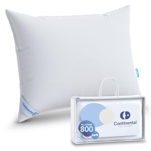 Continental Bedding Siberian Goose Down Pillow King 800 FP