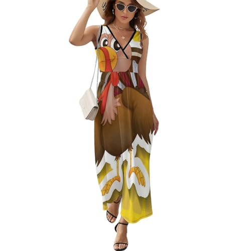 Robe de plage longue d'été pour femme avec col V profond et coupe décontractée maxi