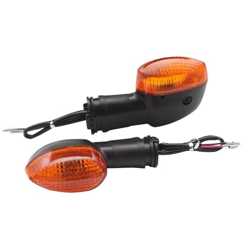 Blinker Motorrad,Motorrad Blinker Blinker Licht Anzeige Lichter Blinker Fit verwenden Passend für Yamaha XSR900 700 FZ-03 FZ-10 2016-2020 Motorrad(Orange)