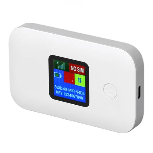 Image of 4G LTE WiFi Hotspot 300 Mbps Connect 10 Devices for Travel Laptop TV, USB Powered Portable Router with SIM Card Slot, WPA2 Security for Home Office Outdoor