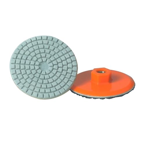 4インチ 100mm 統合ダイヤモンド ウェット/ドライ 研磨パッド バッカー付き 花崗岩 石 コンクリート 大理石 石英 研磨ツール wanglan(200_M16)