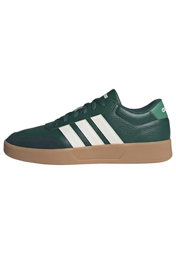 adidas Herren BREAKNET 3.0 Shoes, Collegiate Green/core White/semi Court Green, 44 EU