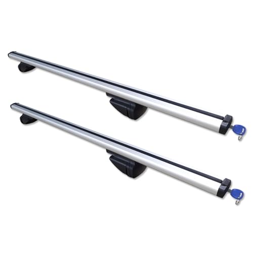 Portaequipajes universal para techo de coche y kit de barras transversales de viaje