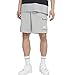 Nike M NSW Club FT Cargo Short Pantaloncini, Dk Grey Heather/Matte Silver/White, M Uomo