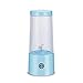 35. 0ml. Elektryczny Mini Sokowirówka Smoothie Blender Cup 4-nóż Przenośne Blendery Usb. Procesor żywnościowy Blender kuchenny (Color : Blue, Size : 8x8x18.5cm)