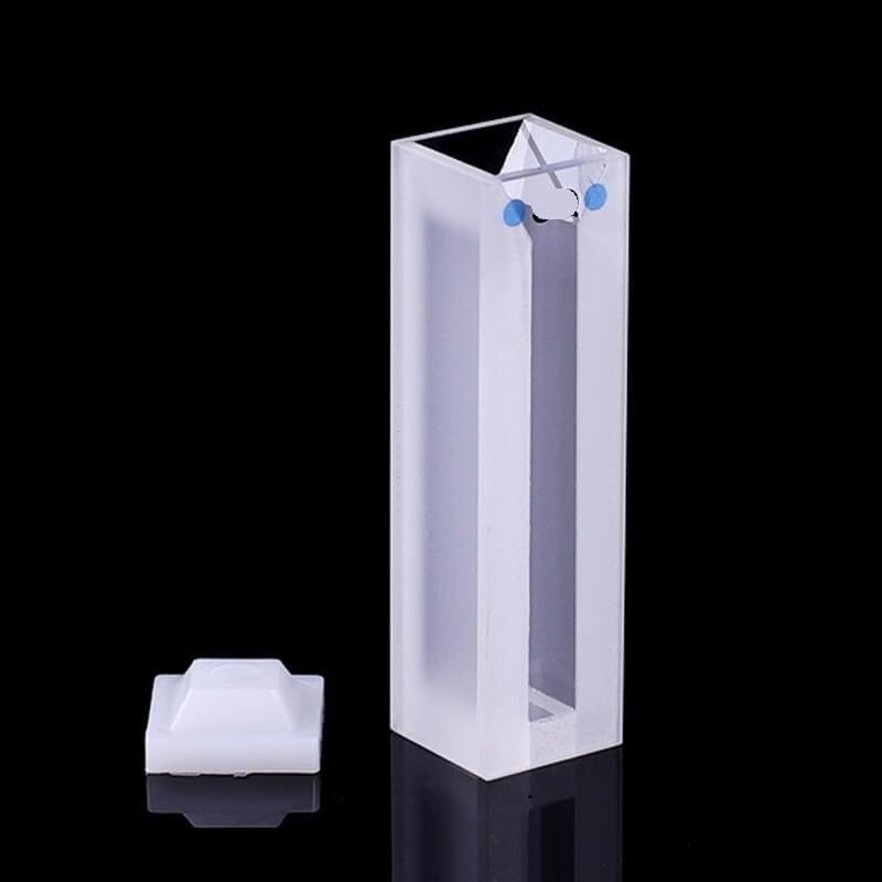 Microcella da 1,4 ml con pareti e coperchio smerigliati - Cuvetta in vetro di quarzo for spettrofotometria UV-visibile
