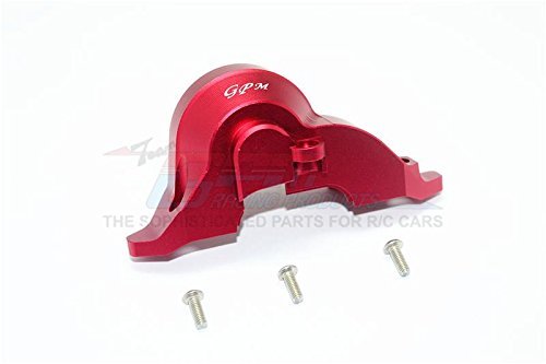 Traxxas TRX-4 Trail Defender Crawler / TRX-6 Merc-Benz G63 Upgrade Parts Aluminium Transmission Upper Spur Gear Case Cover - 1Pc Set Red