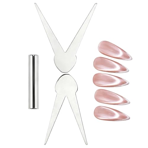 Imán de esmalte de uñas, potente herramienta de diseño de doble cabeza, herramientas de diseño de uñas de gel para mujeres, mamá, esposa, hija, novia, adultos